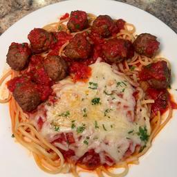 Meatball Parmigiana Pasta