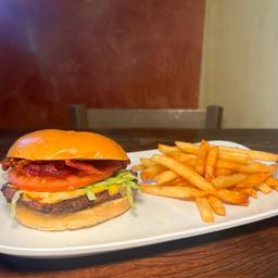 Bacon Cheeseburger & French Fries